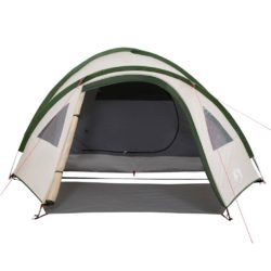 vidaXL Kuppeltelt for camping 4 personer grønn vanntett