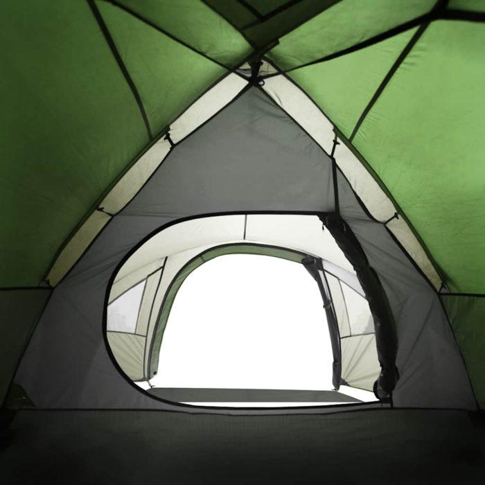 vidaXL Kuppeltelt for camping 4 personer grønn vanntett