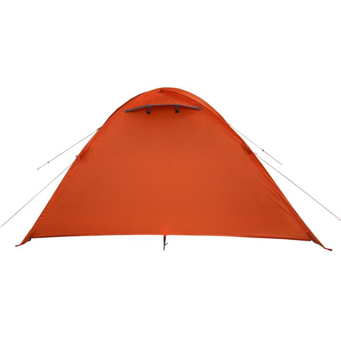 vidaXL Kuppeltelt for camping 4 personer oransje vanntett