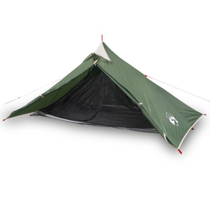 vidaXL Campingtelt tipi 1 person grønn vanntett