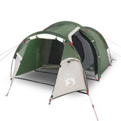 vidaXL Tunneltelt for camping 3 personer grønn vanntett