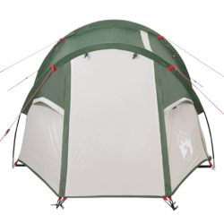 vidaXL Tunneltelt for camping 3 personer grønn vanntett