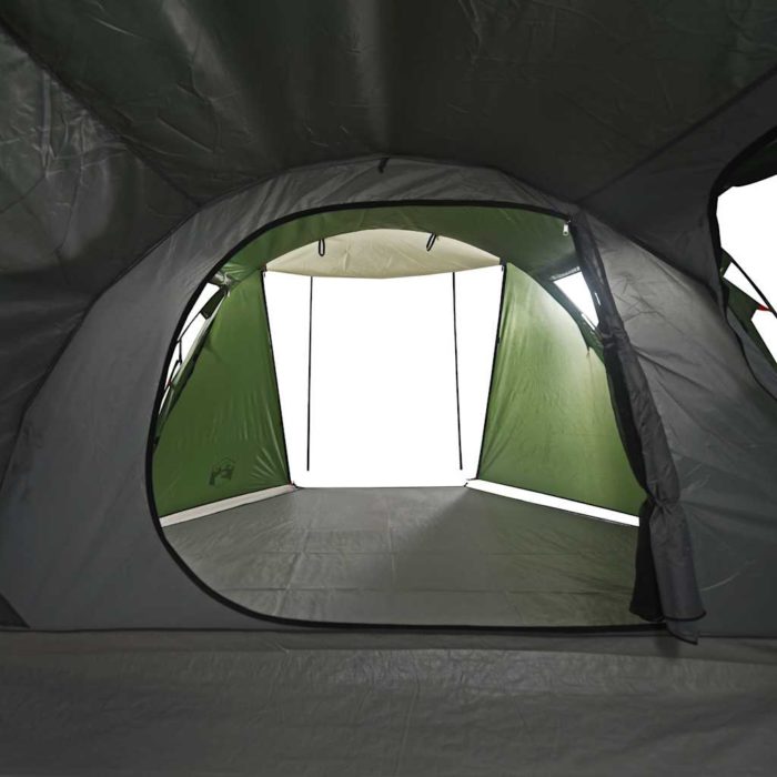 vidaXL Tunneltelt for camping 4 personer grønn vanntett