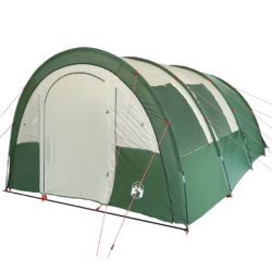 vidaXL Tunneltelt for camping 4 personer grønn vanntett