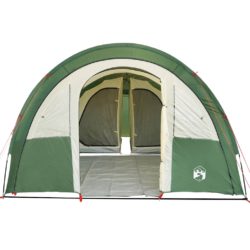 vidaXL Tunneltelt for camping 4 personer grønn vanntett