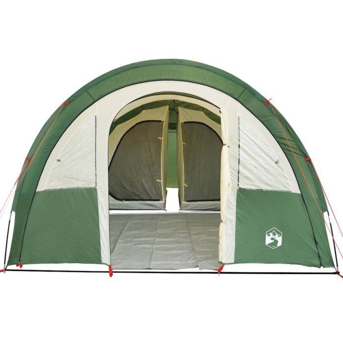 vidaXL Tunneltelt for camping 4 personer grønn vanntett
