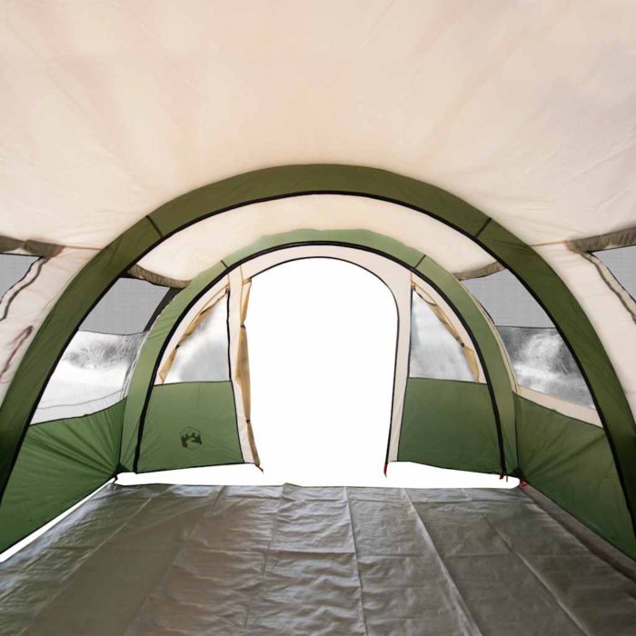 vidaXL Tunneltelt for camping 4 personer grønn vanntett
