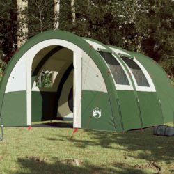 vidaXL Tunneltelt for camping 4 personer grønn vanntett