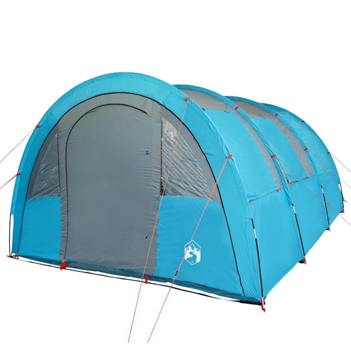 vidaXL Tunneltelt for camping 4 personer blå vanntett