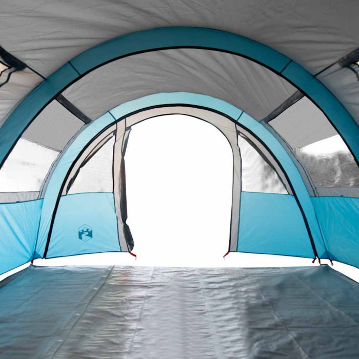 vidaXL Tunneltelt for camping 4 personer blå vanntett