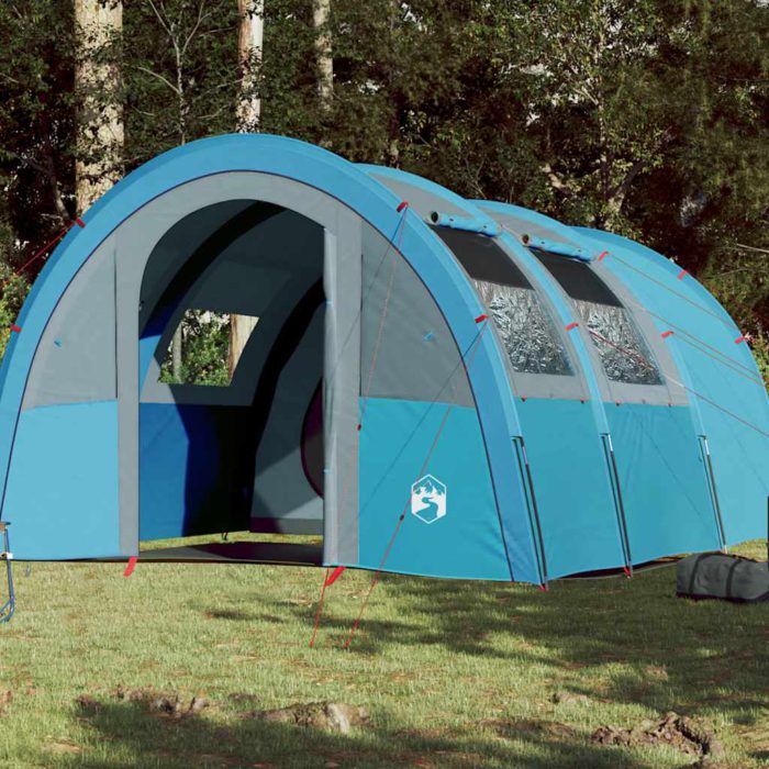vidaXL Tunneltelt for camping 4 personer blå vanntett