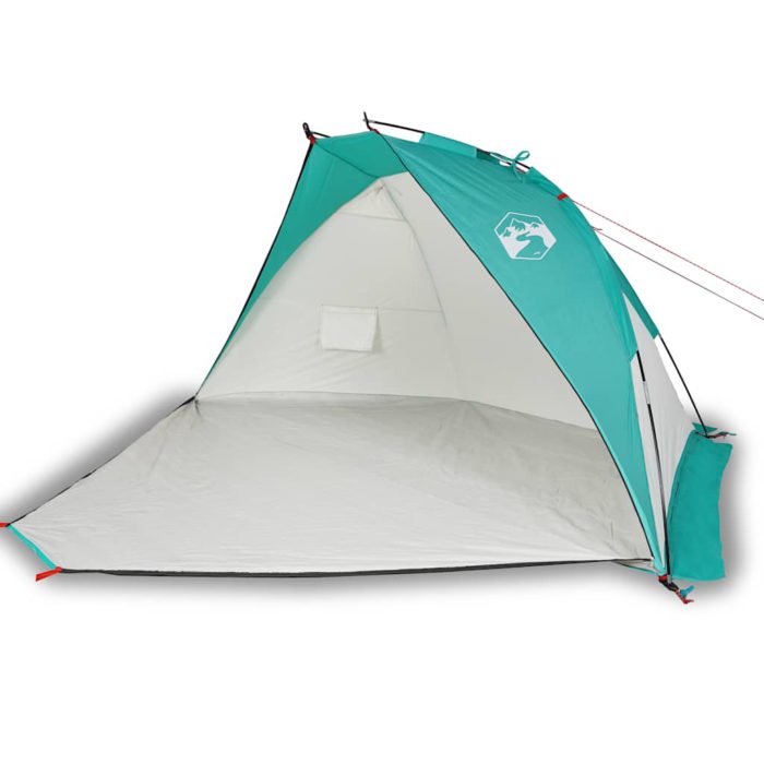 vidaXL Strandtelt havgrønn 268x223x125 cm 185T polyester