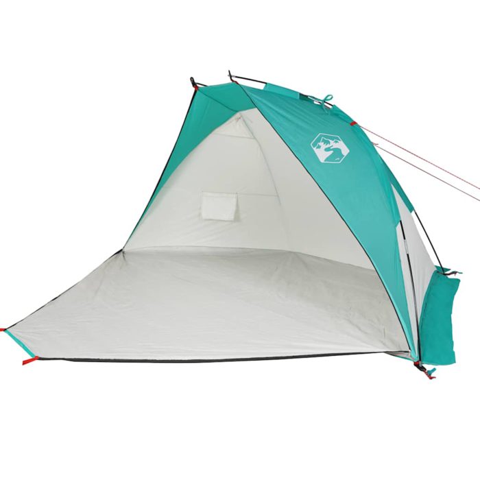 vidaXL Strandtelt havgrønn 268x223x125 cm 185T polyester