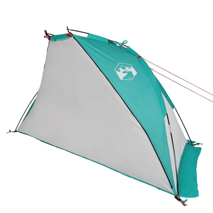 vidaXL Strandtelt havgrønn 268x223x125 cm 185T polyester