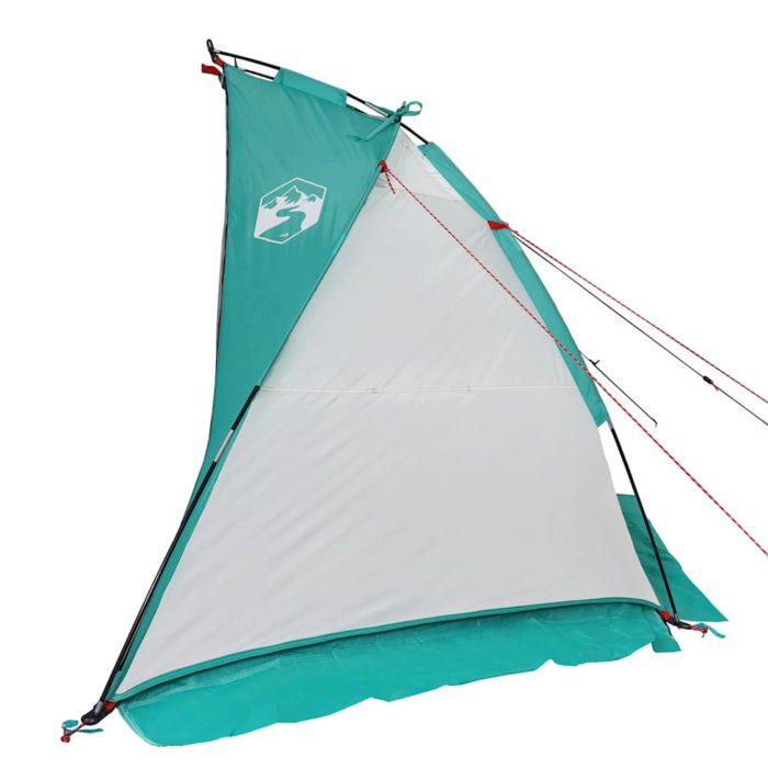 vidaXL Strandtelt havgrønn 268x223x125 cm 185T polyester