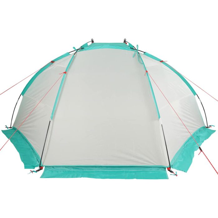 vidaXL Strandtelt havgrønn 268x223x125 cm 185T polyester