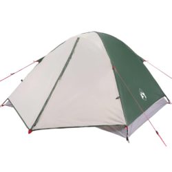 vidaXL Kuppeltelt for camping 3 personer grønn vanntett