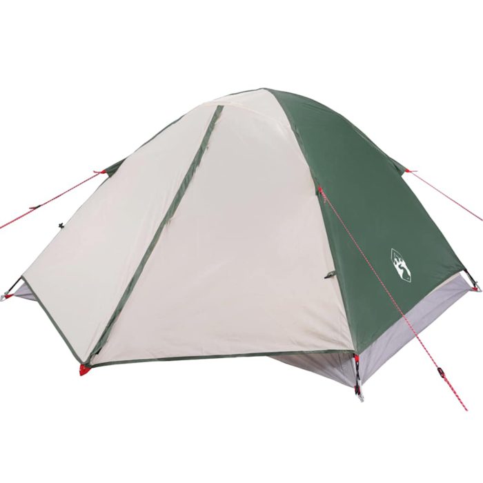 vidaXL Kuppeltelt for camping 3 personer grønn vanntett