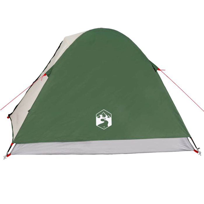 vidaXL Kuppeltelt for camping 3 personer grønn vanntett