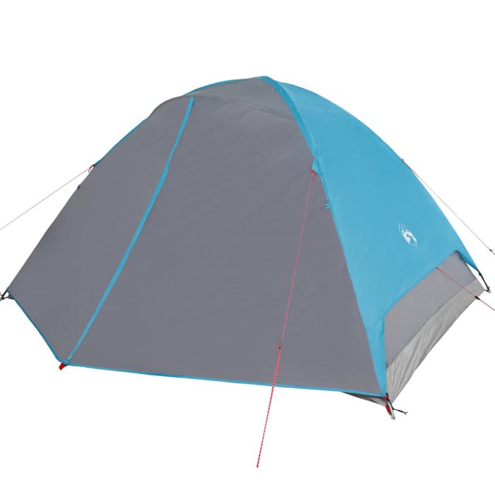 vidaXL Kuppeltelt for camping 6 personer blå vanntett