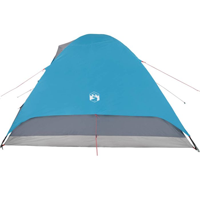 vidaXL Kuppeltelt for camping 6 personer blå vanntett