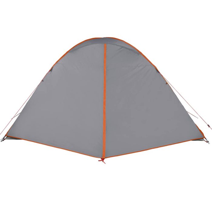 vidaXL Kuppeltelt for camping 6 personer oransje vanntett