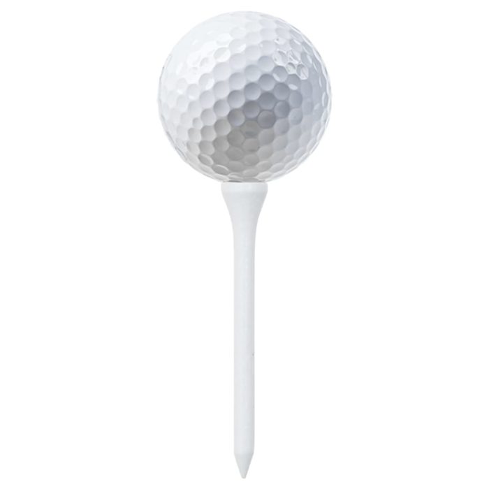 vidaXL Golfpeger 1000 stk hvit 70 mm bambus