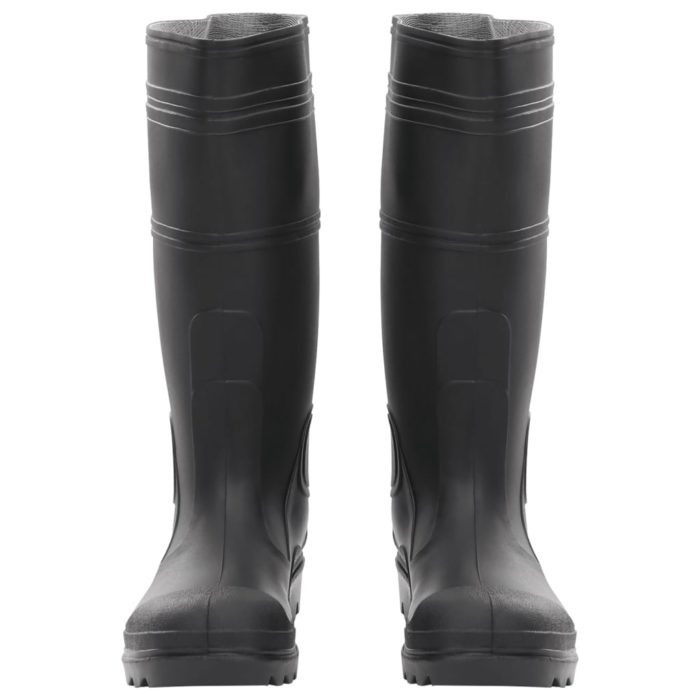 vidaXL Regnstøvler svart str 38 PVC