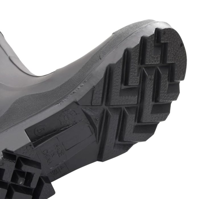 vidaXL Regnstøvler svart str 38 PVC