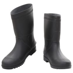 vidaXL Regnstøvler svart str 44 PVC