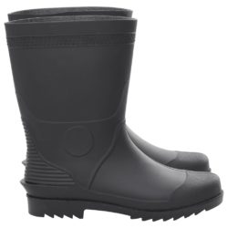 vidaXL Regnstøvler svart str 44 PVC