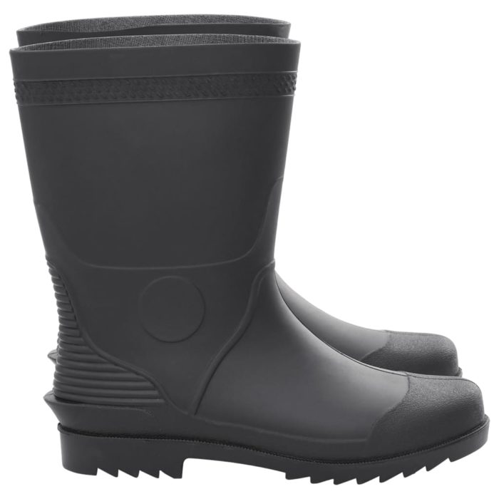 vidaXL Regnstøvler svart str 44 PVC