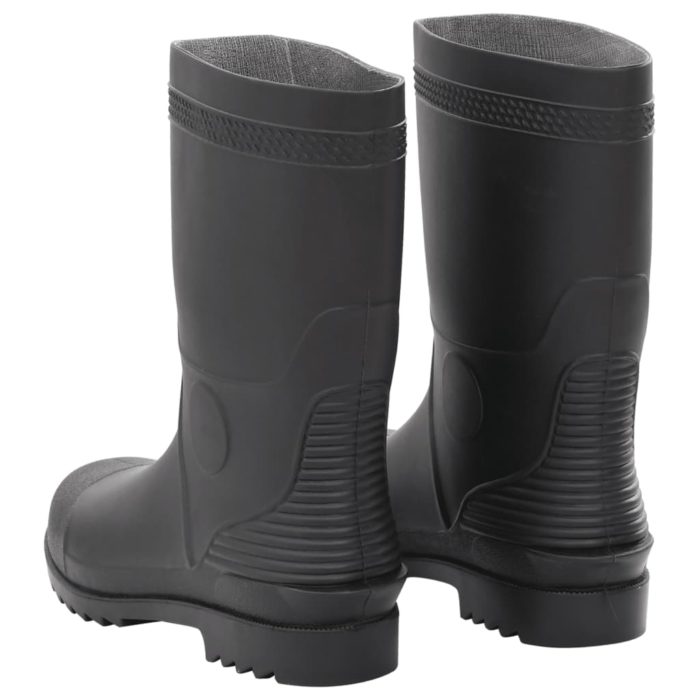 vidaXL Regnstøvler svart str 44 PVC