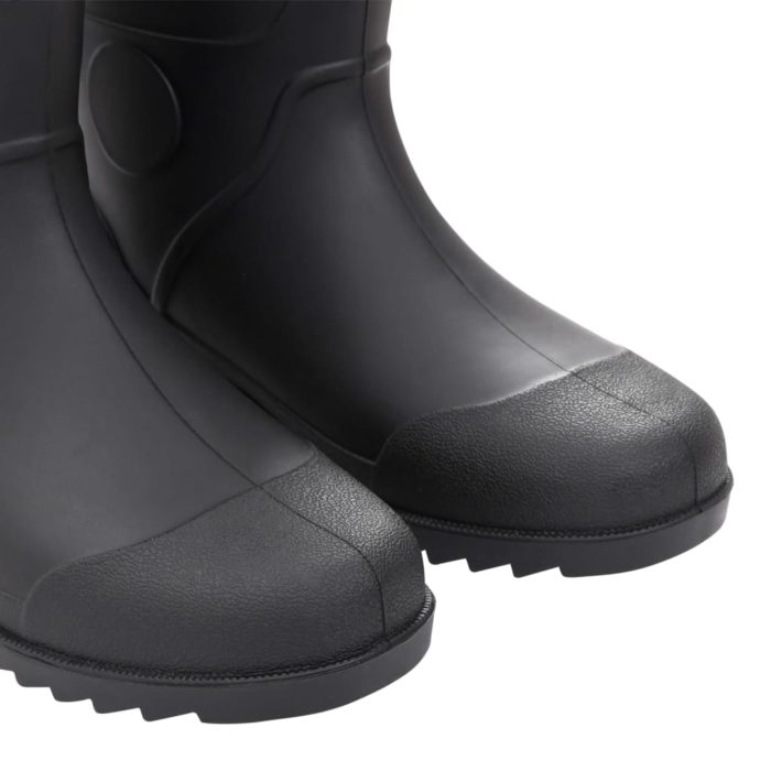 vidaXL Regnstøvler svart str 44 PVC