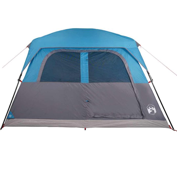 vidaXL Campingtelt 6 personer blå vanntett
