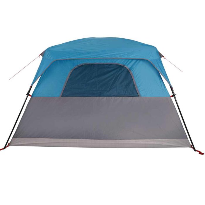 vidaXL Campingtelt 6 personer blå vanntett