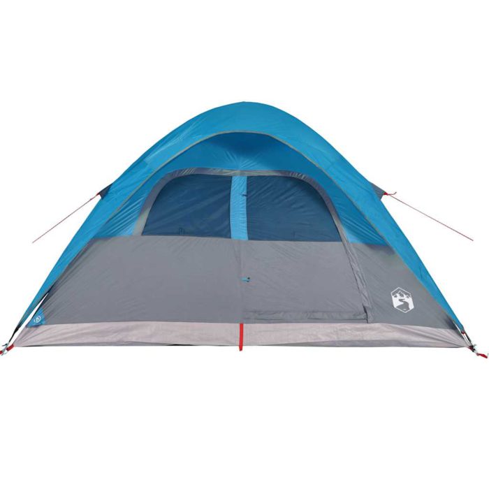 vidaXL Kuppeltelt for camping 6 personer blå vanntett