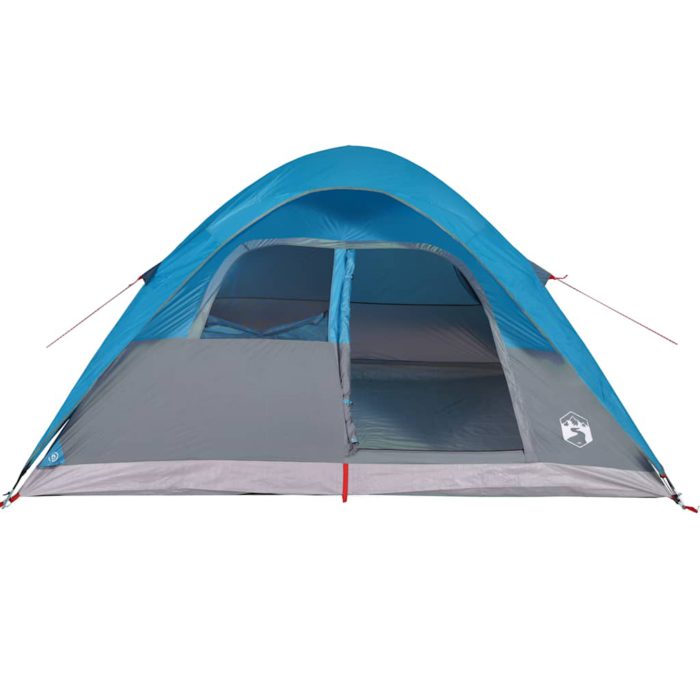 vidaXL Kuppeltelt for camping 6 personer blå vanntett