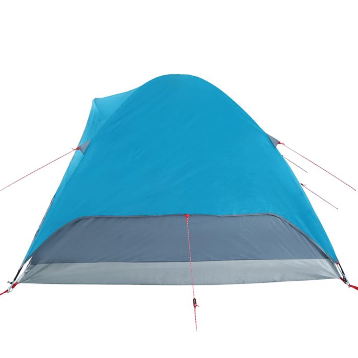 vidaXL Kuppeltelt for camping 6 personer blå vanntett