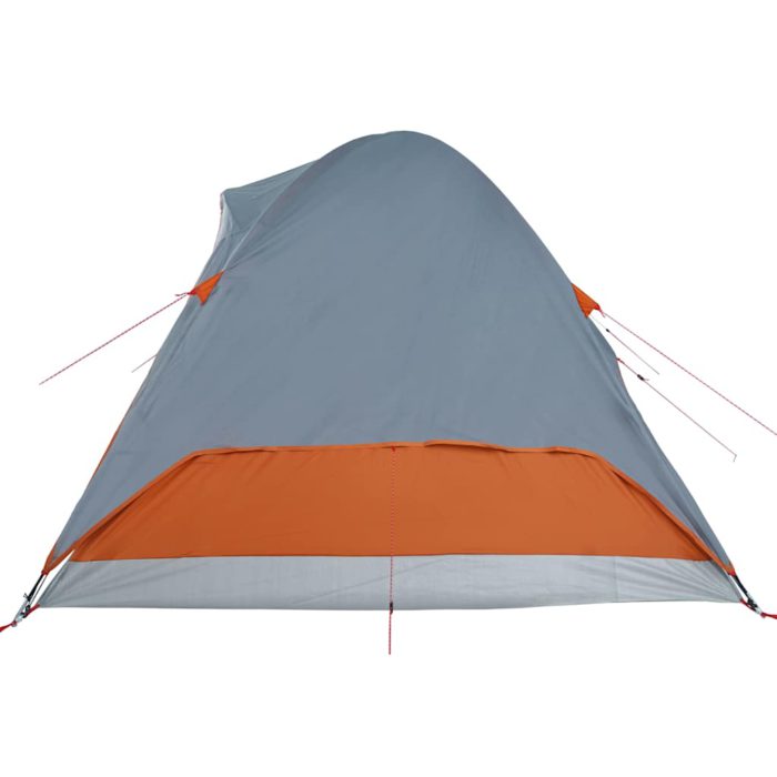 vidaXL Kuppeltelt for camping 6 personer oransje vanntett