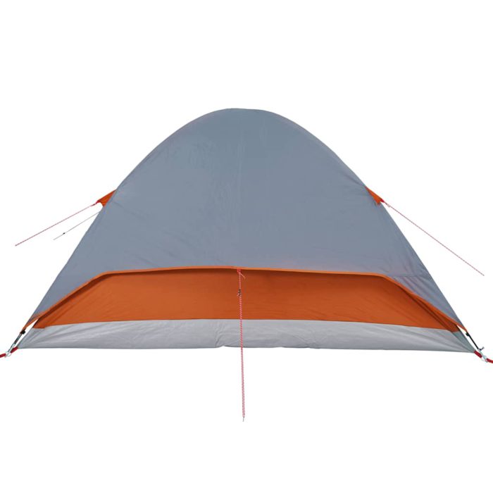 vidaXL Kuppeltelt for camping 6 personer oransje vanntett