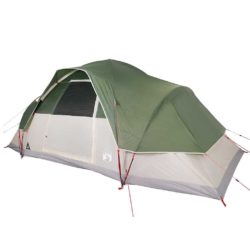 vidaXL Kuppeltelt for camping 9 personer grønn vanntett