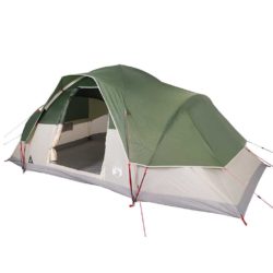 vidaXL Kuppeltelt for camping 9 personer grønn vanntett