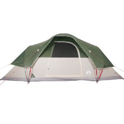 vidaXL Kuppeltelt for camping 9 personer grønn vanntett