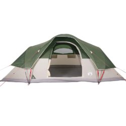 vidaXL Kuppeltelt for camping 9 personer grønn vanntett