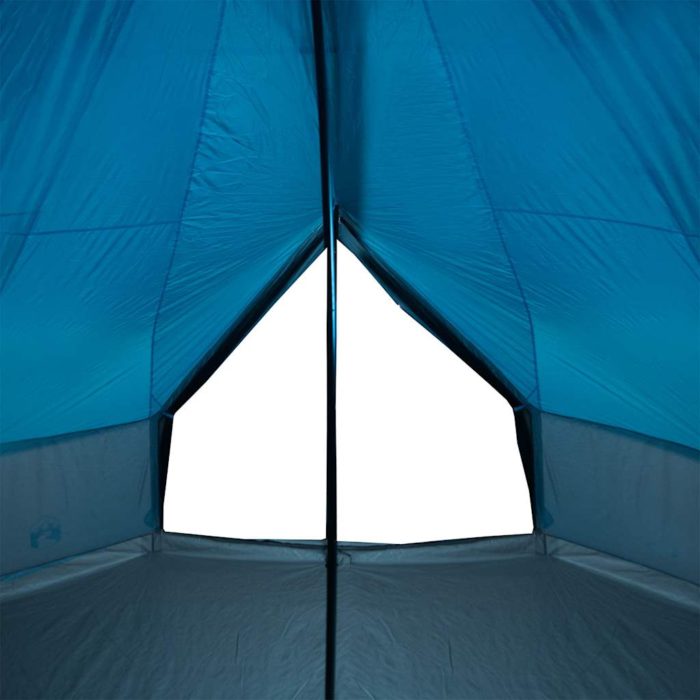 vidaXL Familietelt tipi for 6 personer blå vanntett