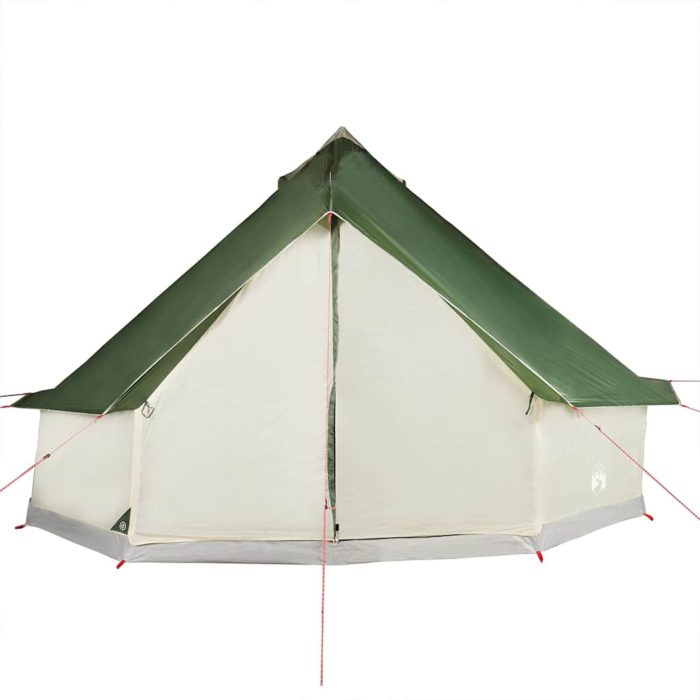 vidaXL Tipi-telt for camping 8 personer grønn vanntett