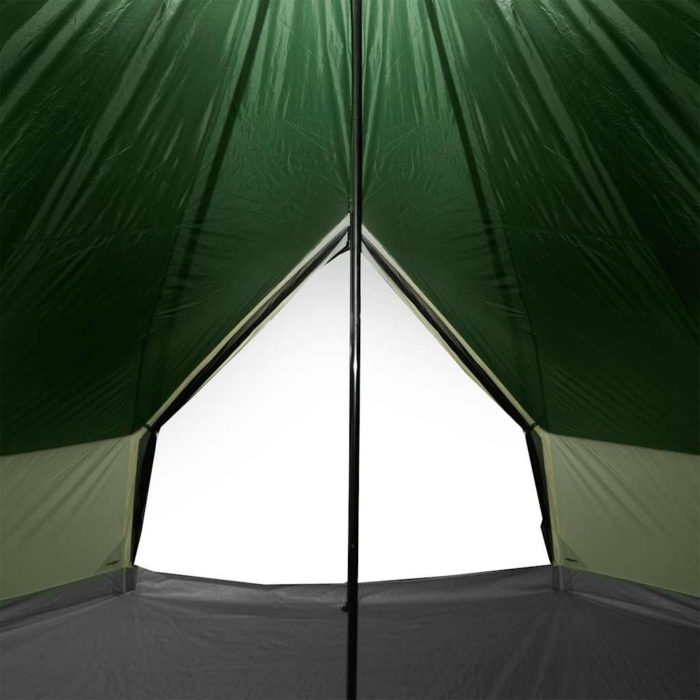 vidaXL Tipi-telt for camping 8 personer grønn vanntett
