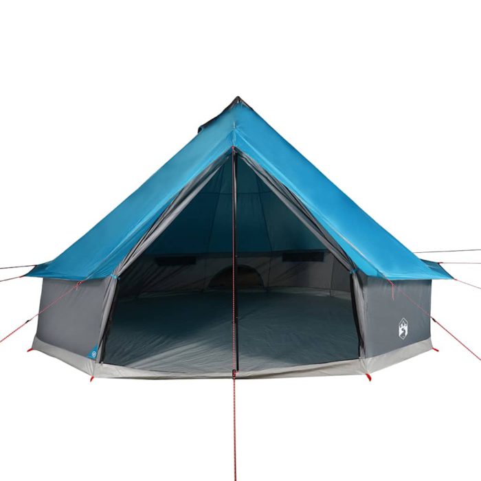vidaXL Familietelt tipi for 12 personer blå vanntett