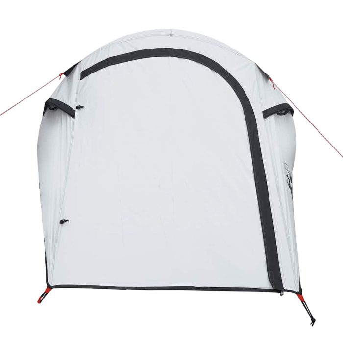 vidaXL Tunneltelt for camping 2 personer hvit blendingsstoff vanntett